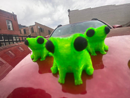 Just a lil dude frog magnet