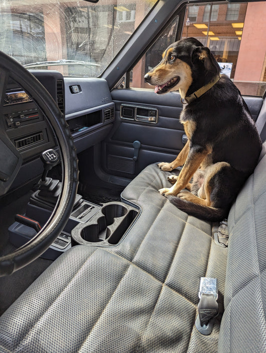 Cup Holder for a Jeep Comanche