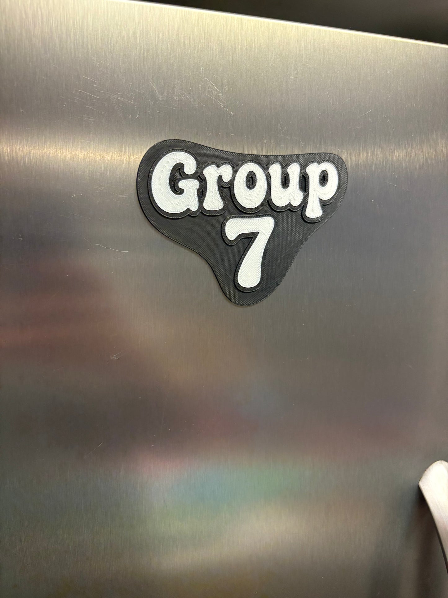 Group 7 refrigerator magnet