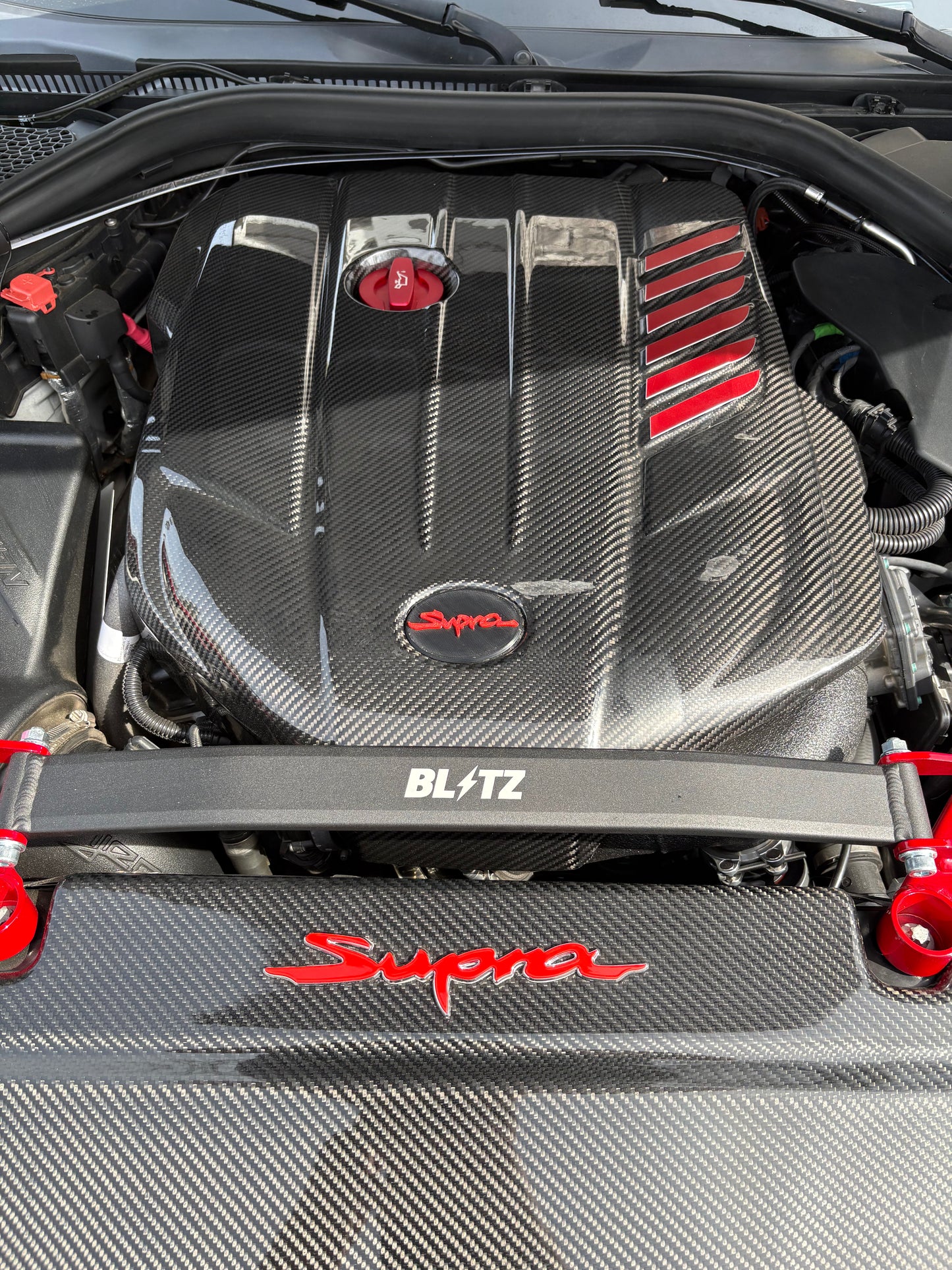 Supra Badge for Engine Cover