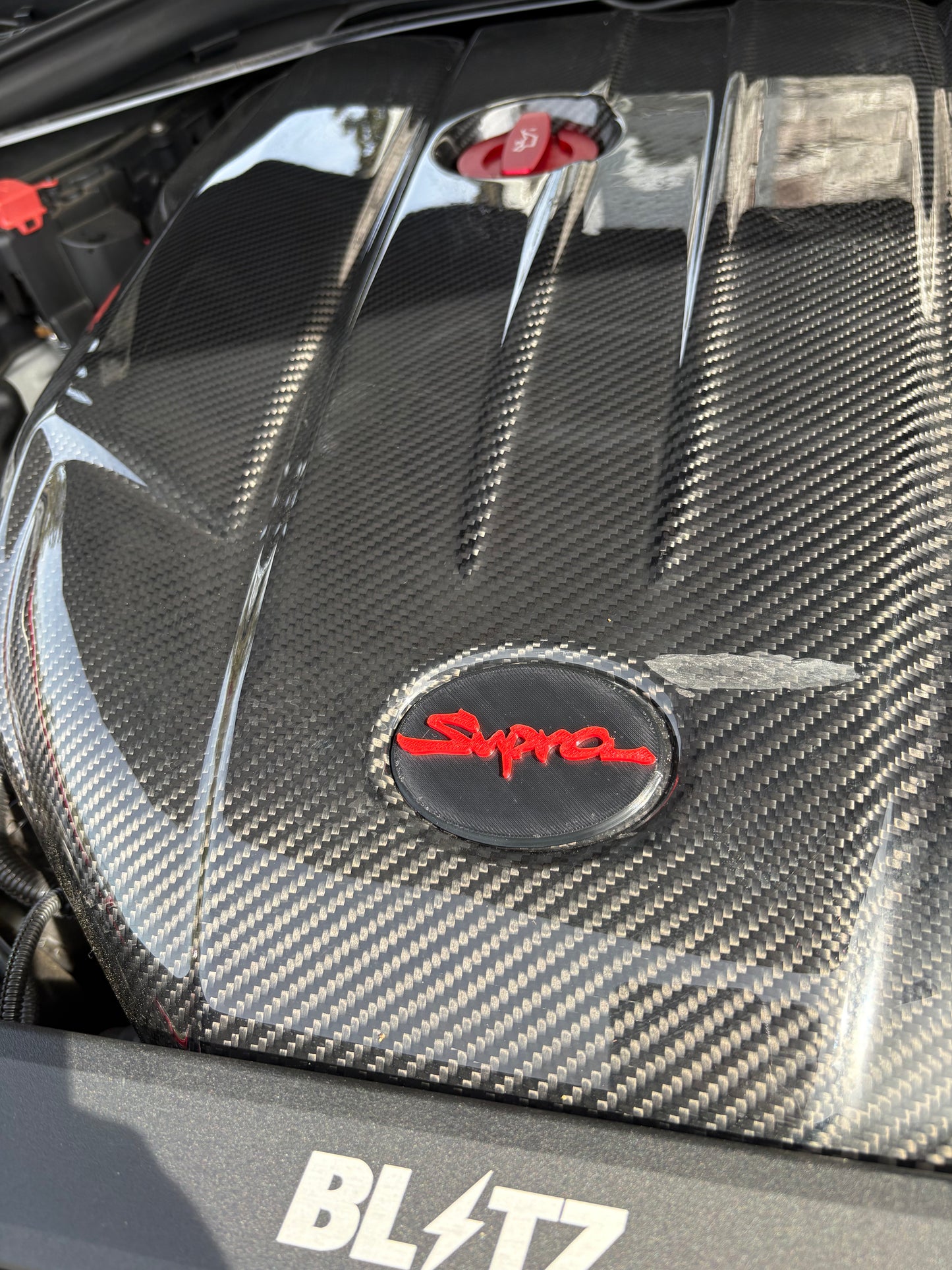 Supra Badge for Engine Cover