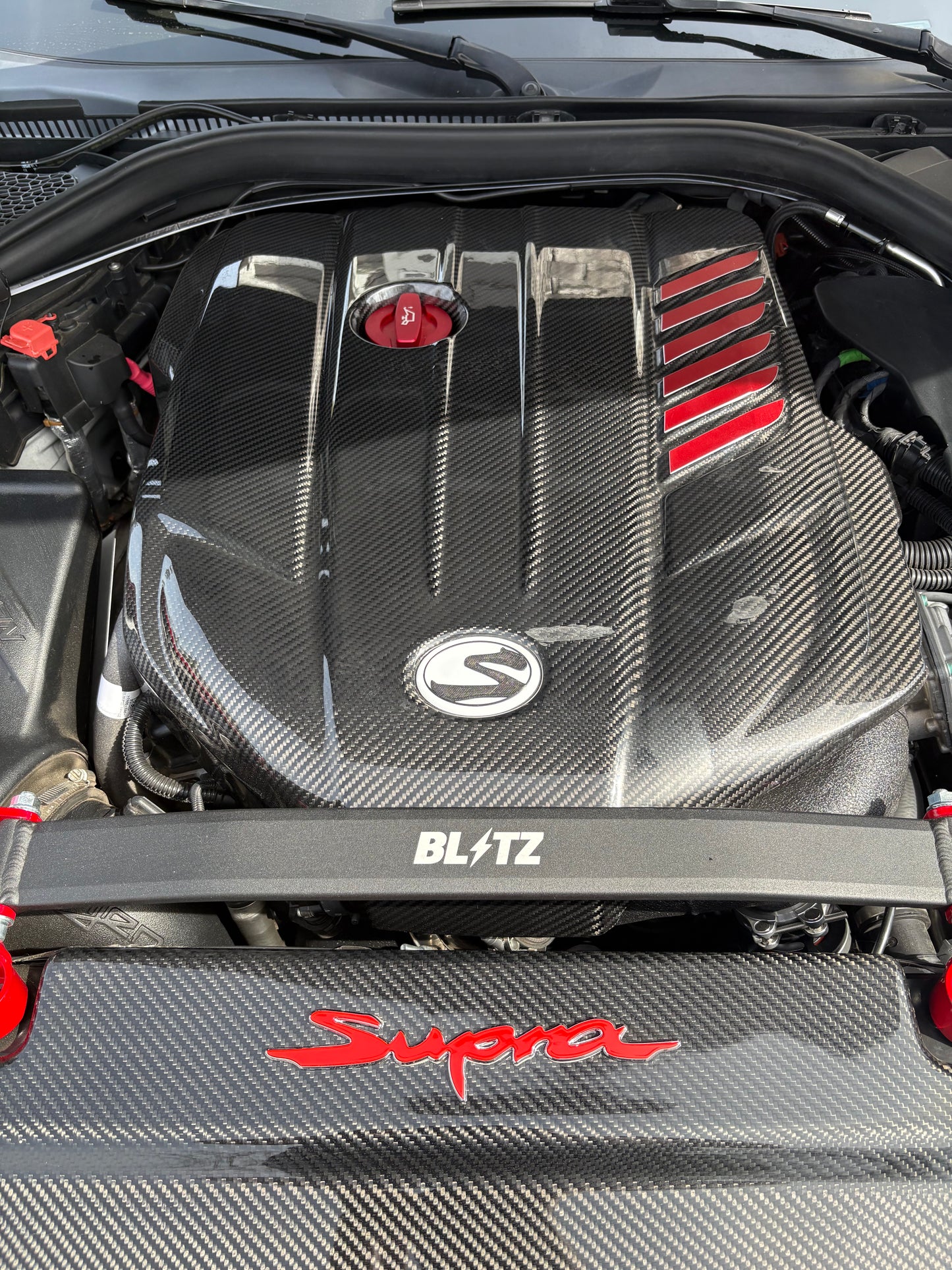 Supra Badge for Engine Cover