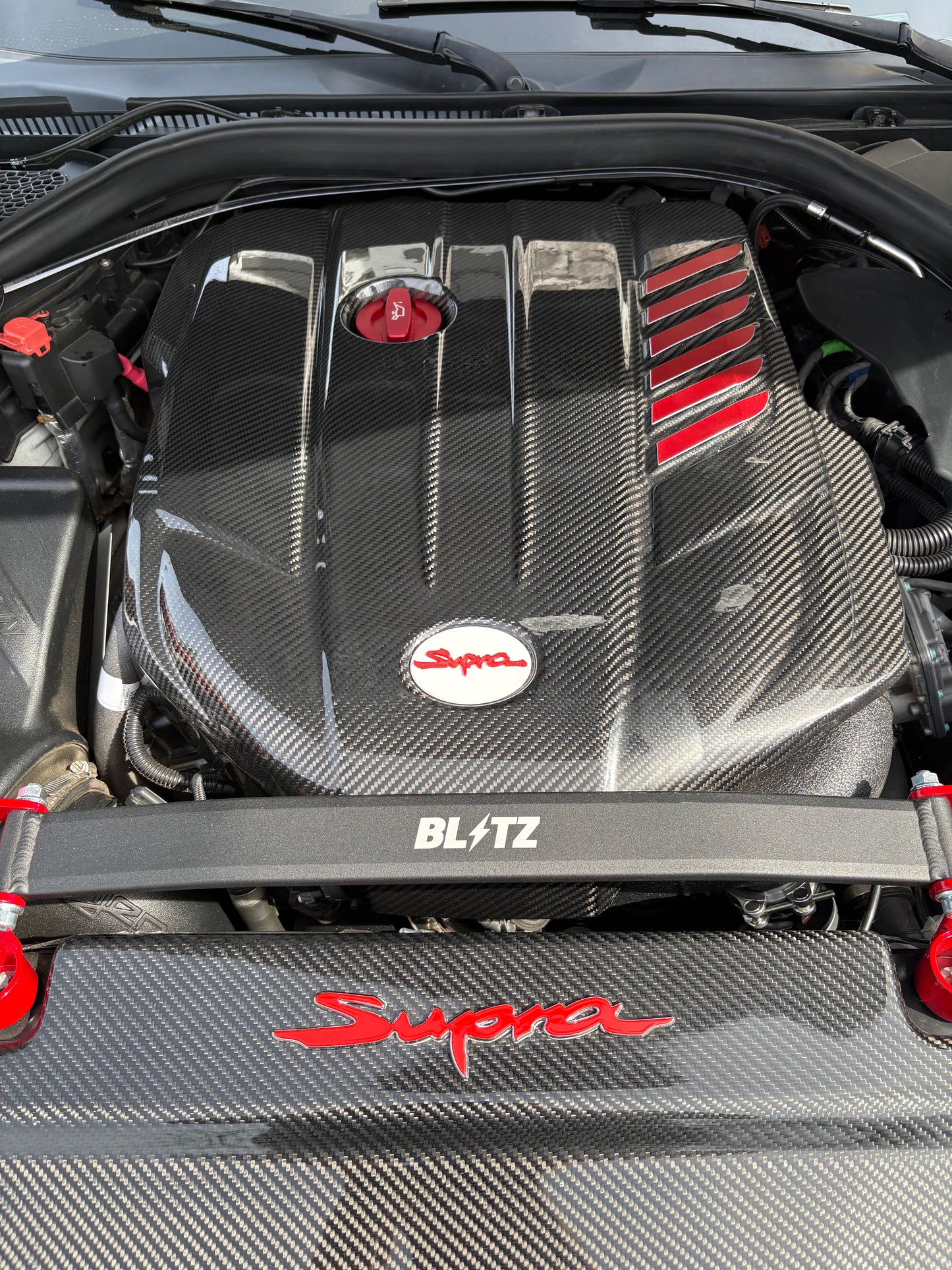 Supra Badge for Engine Cover