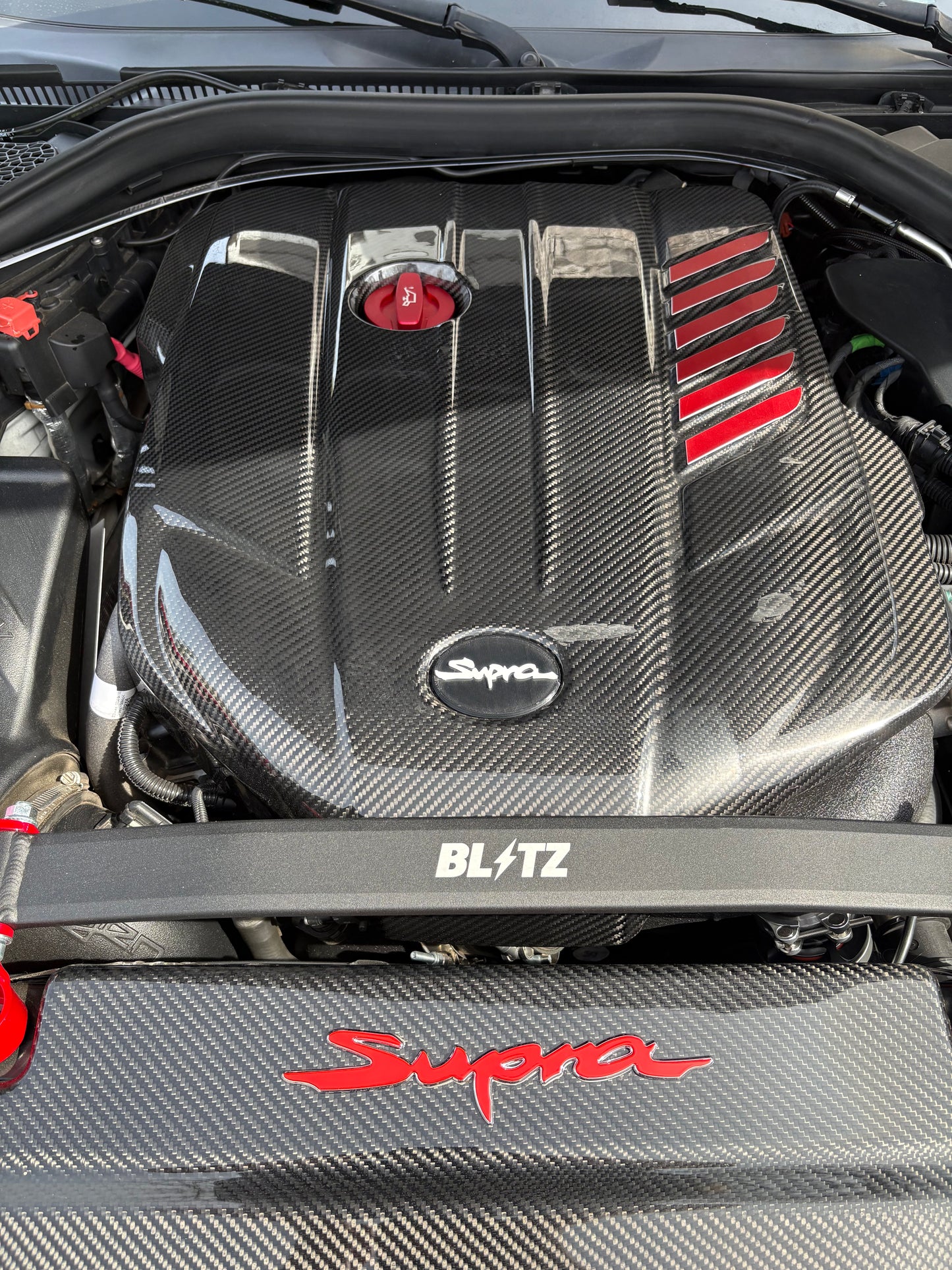 Supra Badge for Engine Cover