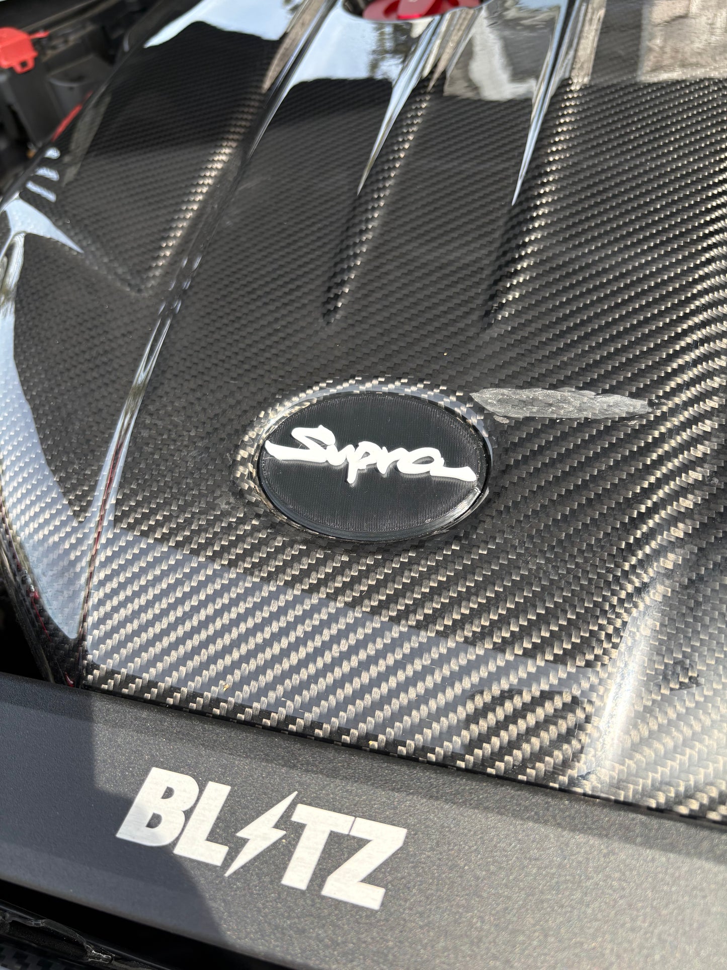 Supra Badge for Engine Cover