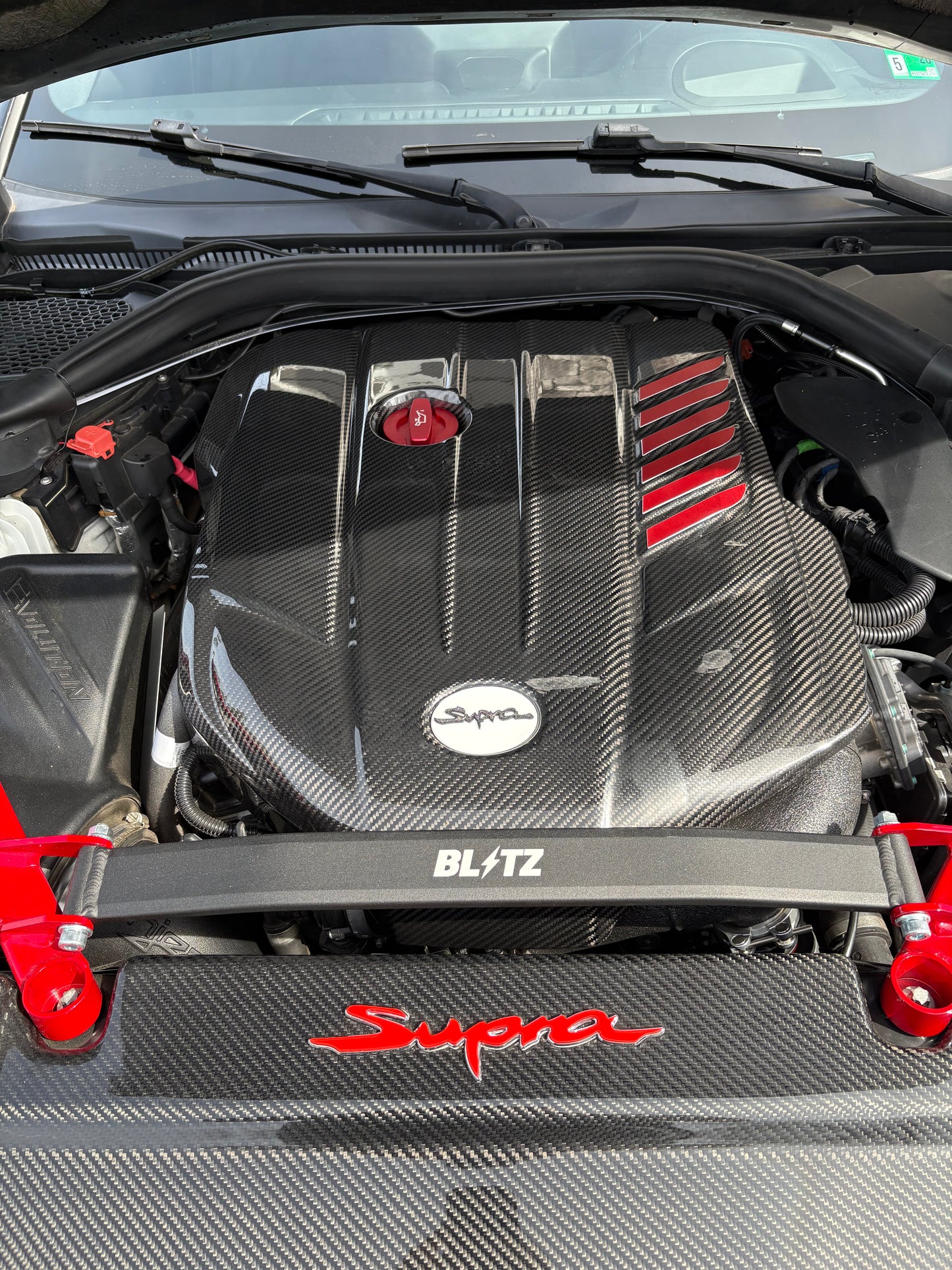 Supra Badge for Engine Cover