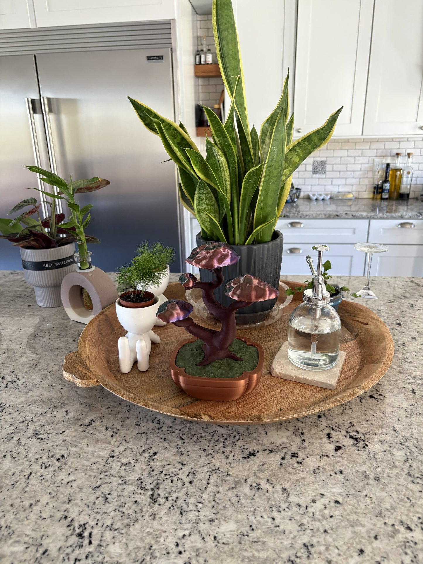 No Maintenance Bonsai Tree and Hidden Storage