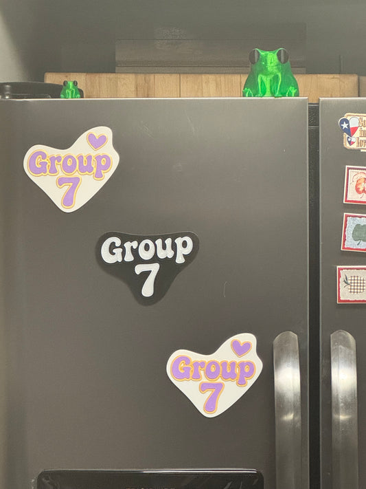 Group 7 refrigerator magnet